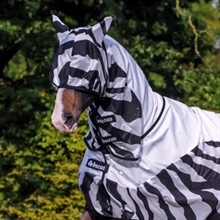 Bucas Buzz-Off Zebra fly mask 
