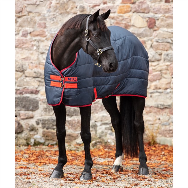 Horseware Mio Insulator stalddækken medium 150 gram navy/red