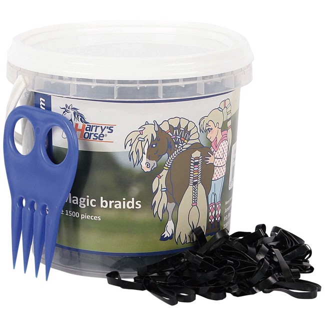 Harry\'s Horse Magic manelastikker i spand