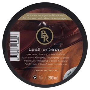 BR Leather Soap 200 ml med svamp