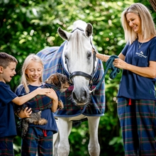 Horseware Rhino Check Fleece dækken Pony