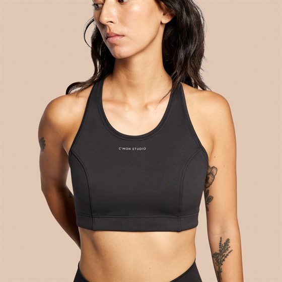 C\'Mon Womens Sportsbra Holograpic printed logo