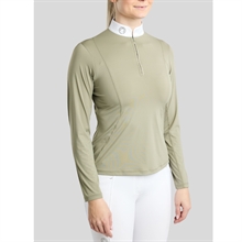 Montar MoZida REFINED Stævnebluse Lasercut Gun Metal Krystaller