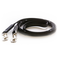 Eques Anti-slip Tøjle med Stoppere og Karabinhager