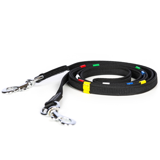 Eques Anti-slip Tøjle med Farvede Stoppere