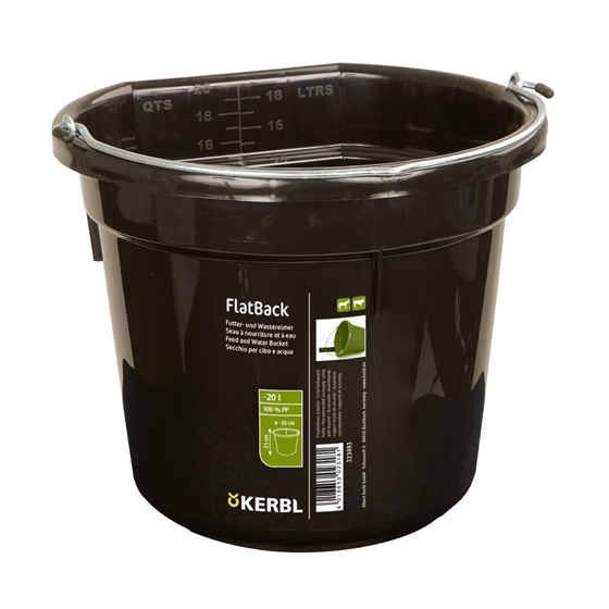 Kerbl Flatback Foder-og vandspand