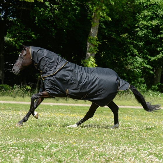 Bucas Irish Turnout+neck 50 gram regndækken 