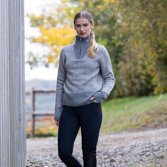 Kingsland KLAudrey Ladies Half Zip strikbluse