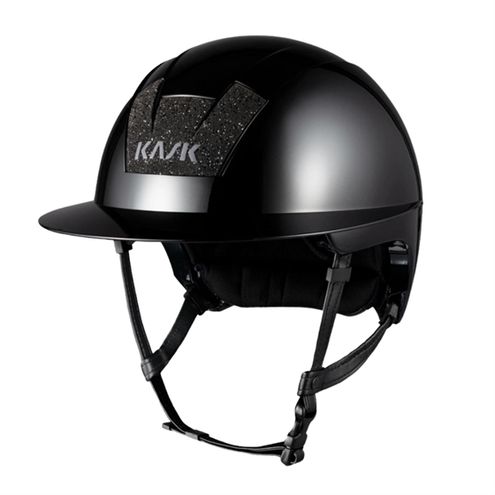 KASK Kooki Lady ridehjelm Black Shine med Swarowski 