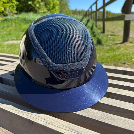KASK Star Lady Pure Shine Navy Atlantic blue swarovski frame