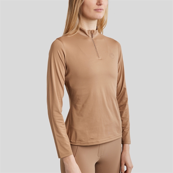Montar MoEverline Rosegold langærmet bluse Outlet