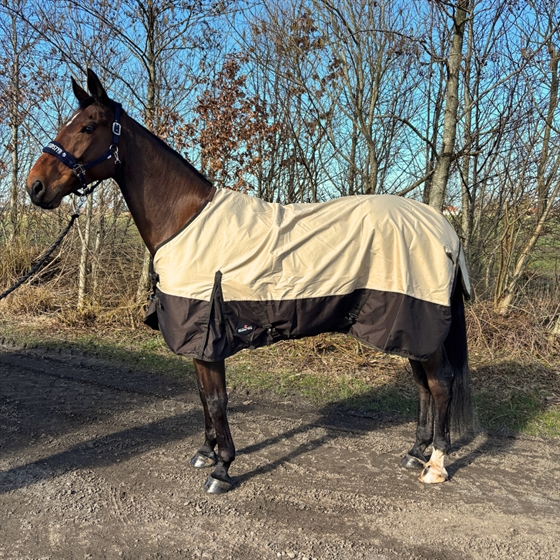 RK Regndækken med fleecefor Beige/Brown 