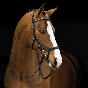 Horseware Rambo Micklem competition Diamant engelsk læder trense uden tøjler