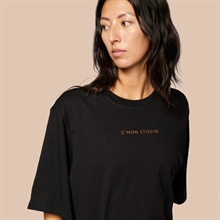 C'Mon Womens Boxy Bomulds bluse