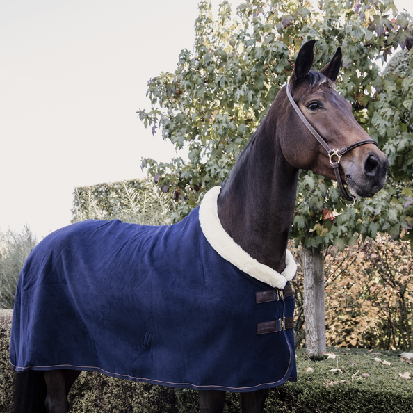 Kentucky fleecedækken show rug heavy Navy