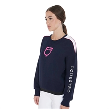 Equestro weatshirt med rund hals